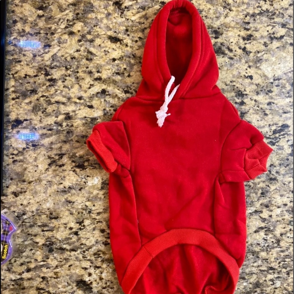 Red Dog Hoodie size Large NWT